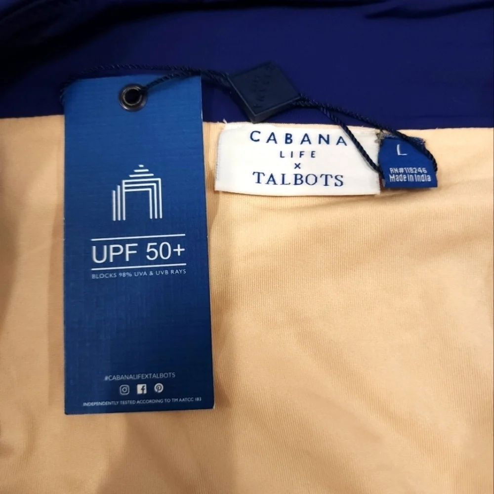 Cabana Life x Talbots Mosaic Swim Skirt  Nwt Sz L - Picture 6 of 7